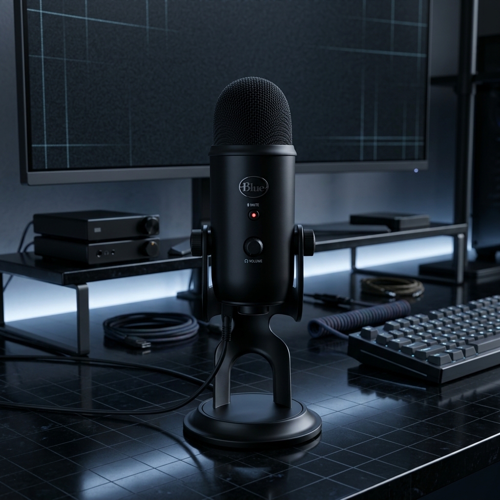 Blue Yeti Blackout USB Microphone
