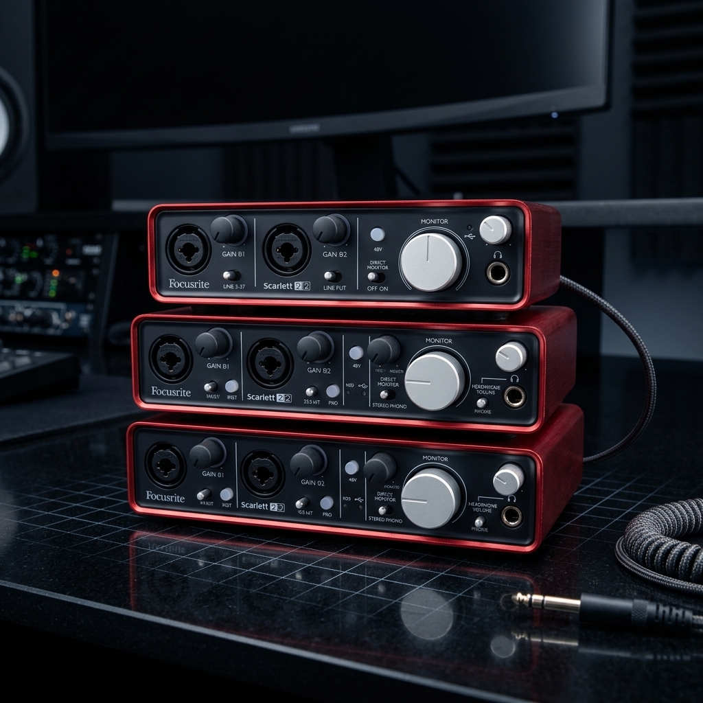 Focusrite Scarlett 2i2 3rd Gen USB Audio Interface