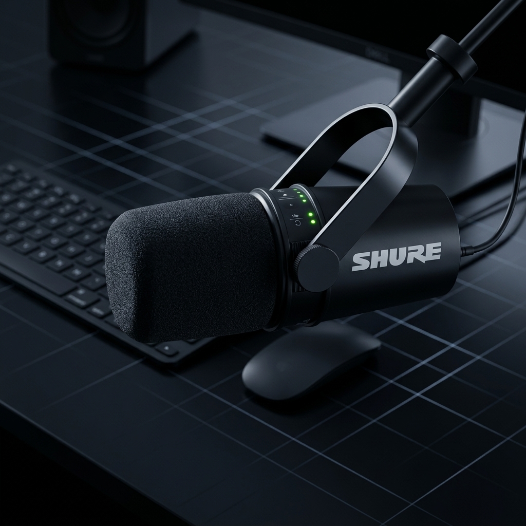 Shure MV7 USB Podcast Microphone