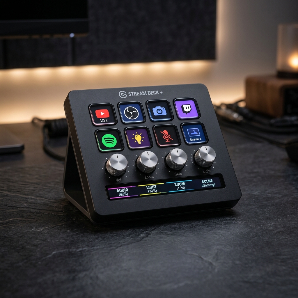 Elgato Stream Deck + Audio Mixer & Production Console